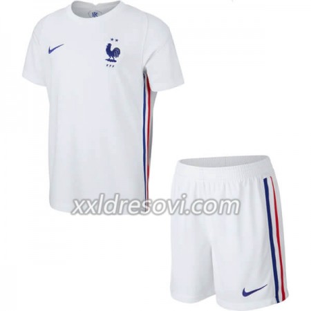 Francuska Drugi Dječji Komplet Dresovi za Nogomet Euro 2020 (+ kratke hlače)